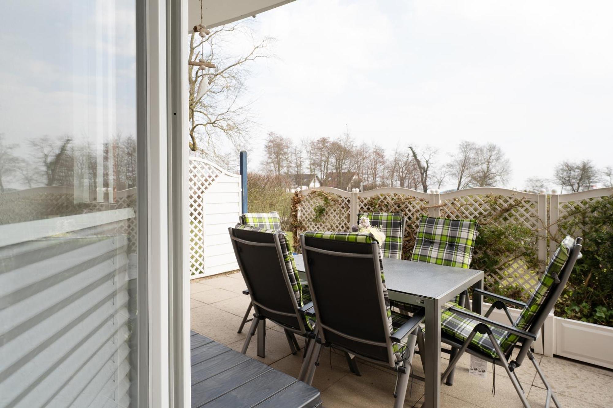 Ferienwohnung Muschelblume mit Terrasse im Kaiserhof 3 Kellenhusen Exterior foto