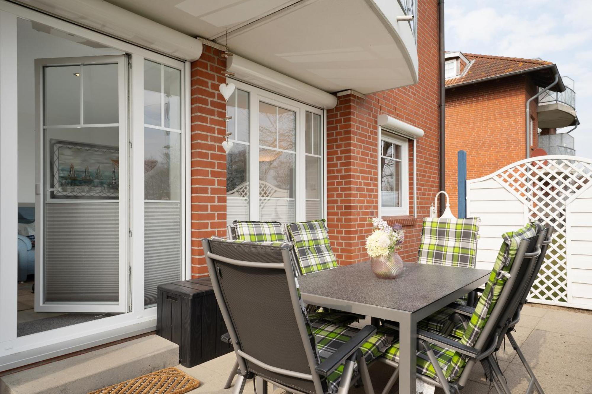Ferienwohnung Muschelblume mit Terrasse im Kaiserhof 3 Kellenhusen Exterior foto